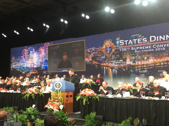 Глава УГКЦ на States Dinner «Лицарів Колумба»: 