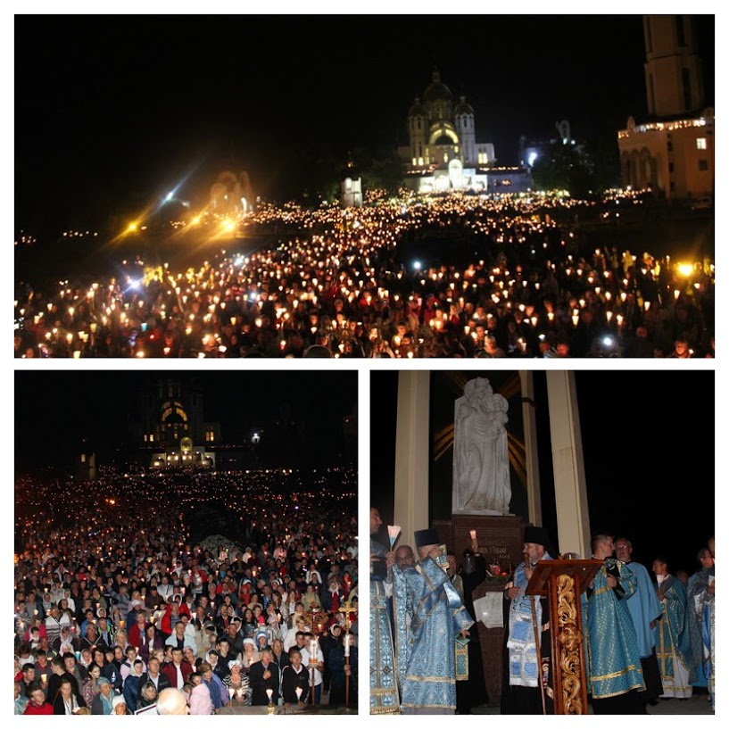 У Зарваниці тисячі вірних взяли участь у поході зі свічками