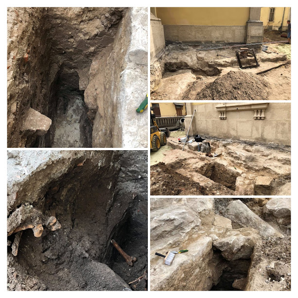 На Святоюрській горі археологи розкопали фундамент Церкви XIV- XVст., також знайдені поховання