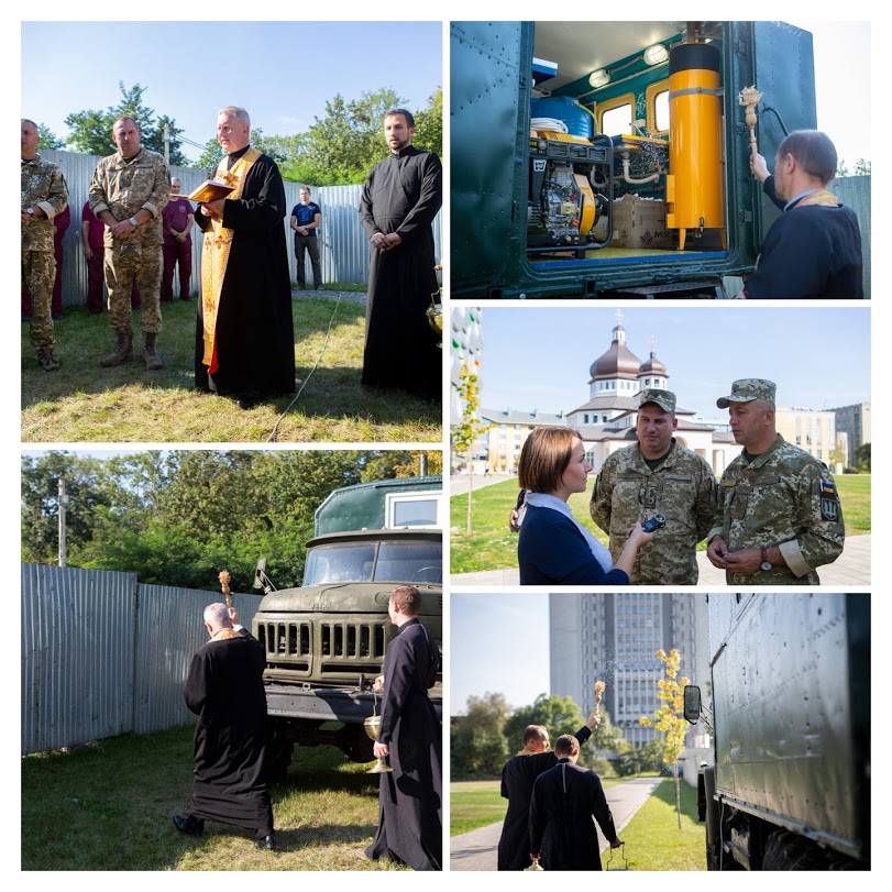 УКУ передав на Схід третю переобладнану автівку із накриттям (КУНГом)