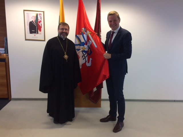 Глава УГКЦ подякував меру Вільнюса за підтримку УГКЦ та української громади