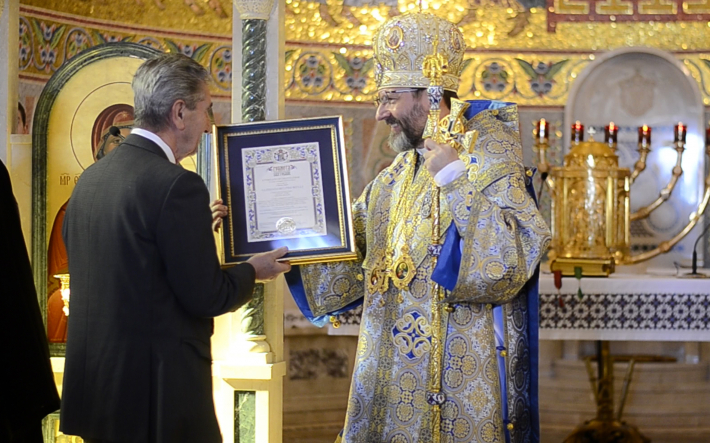 Глава УГКЦ у Римі вручив патріарші грамотиГлава УГКЦ у Римі вручив патріарші грамоти
