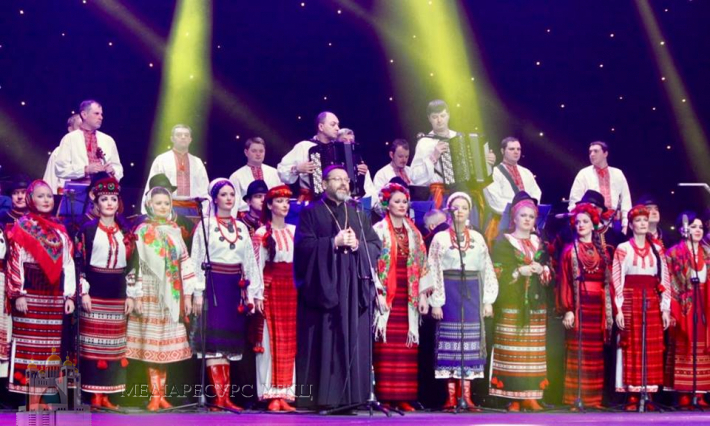 З 75-річчям хор Верьовки привітав Глава УГКЦ