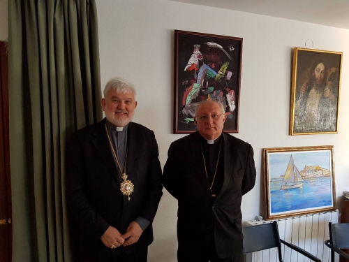 Під час візиту до Іспанії Голова ПМВ зустрівся з єпископом Ібіським