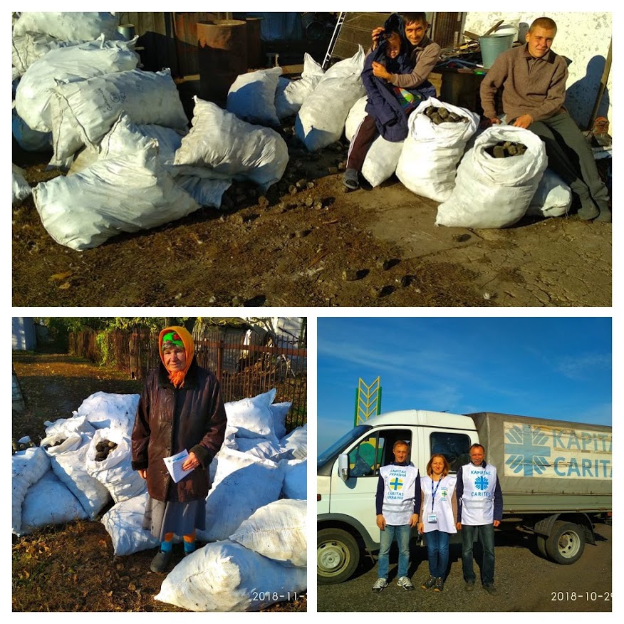 Карітас допомагає жителям буферної зони готуватись до зими