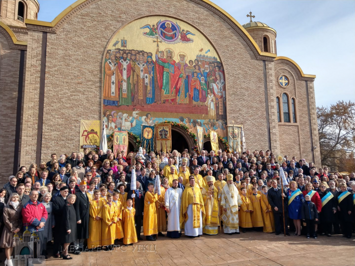 Глава УГКЦ освятив у Чікаго пам’ятну таблицю 4-их патріарших відвідин з нагоди 50-ліття парафії Свв. Володимира і Ольги 