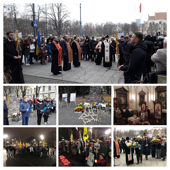 Українці в Прибалтиці приєднались до акції «Запалимо свічку пам'яті» приуроченої до 85-роковин Голодомору в Україні 