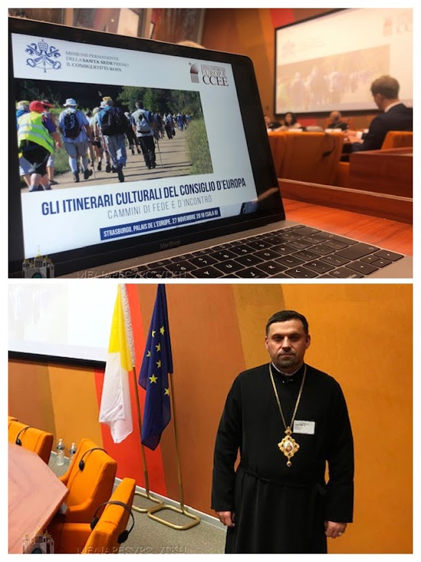 Владика Йосафат (Мощич) у Страсбурзі взяв участь у конференції «Подорожі віри та зустрічі»