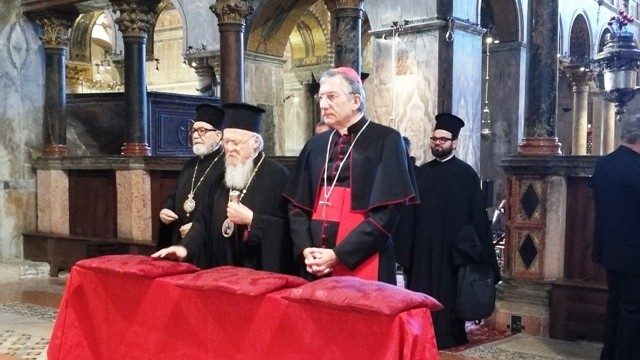 Патріарх Константинопольський зустрівся з Патріархом Венеції