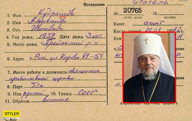 Митрополит Ризький і всієї Латвії Олександр - агент КДБ (документ)