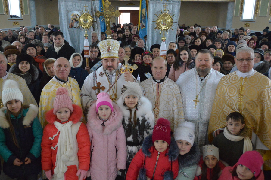 Освячення храму Андрія Первозванного в Коломиї