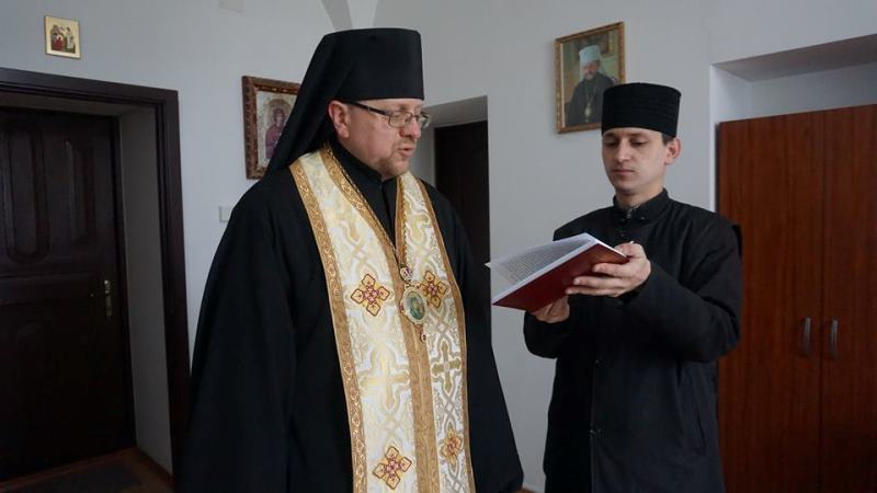 Владика Володимир звершив Йорданське благословення Курії