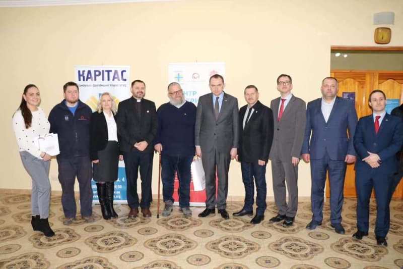 Карітас СДЄ відвідав Міністр Канцелярії президента Польщі та консул з Департаменту співпраці з поляками в Україні