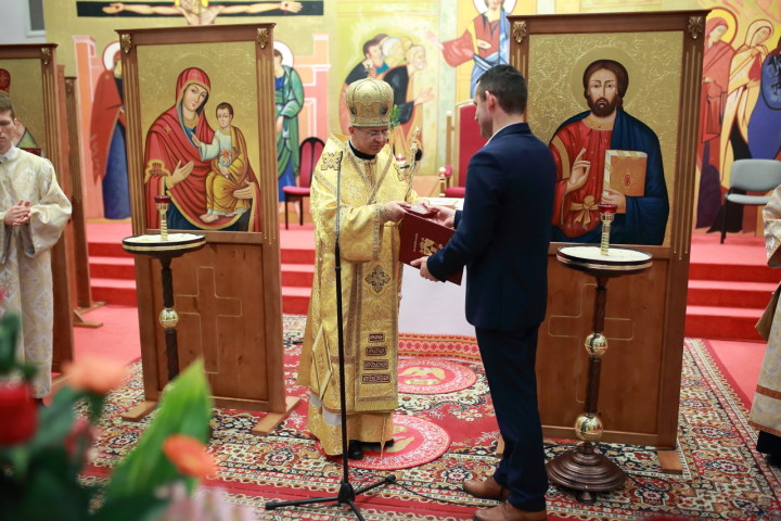 Вручено медаль та грамоту блаженного Йосафата Коциловського