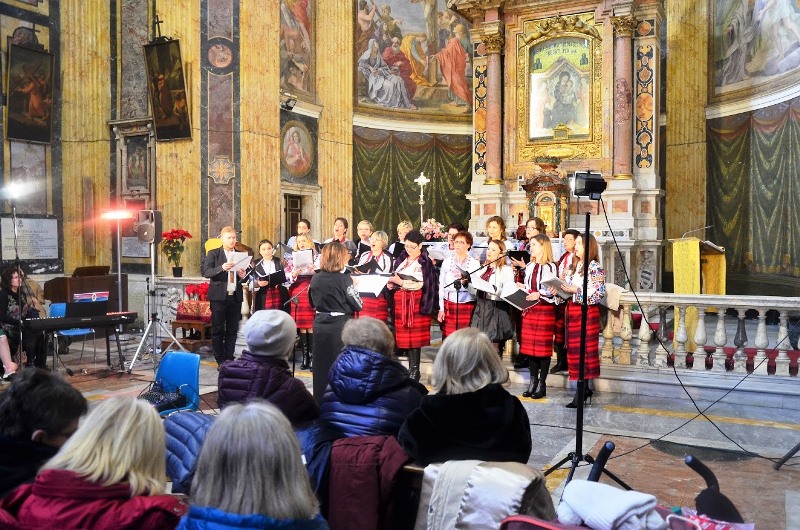 Різдвяний концерт «Прощання з колядою» в парафії свв. Сергія і Вакха в Римі (ВІДЕО)