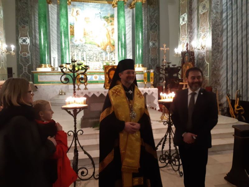 Владика Богдан Дзюрах очолив молитву за мир із спільнотою св. Егідія