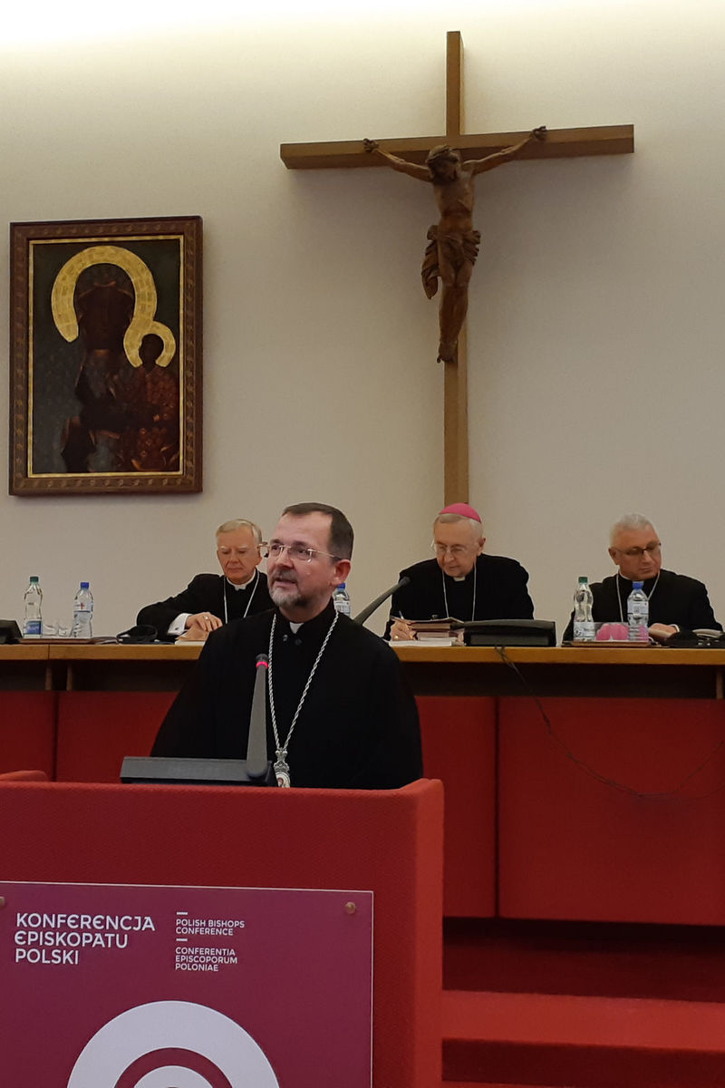 У Пленарному зібранні Конференції Єпископату Польщі, присвячене її 100-літтю, взяв участь представник УГКЦ