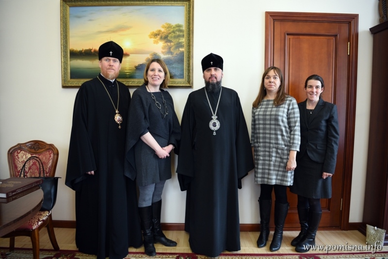 Митрополит Епіфаній провів зустріч з Послом Великої Британії в Україні