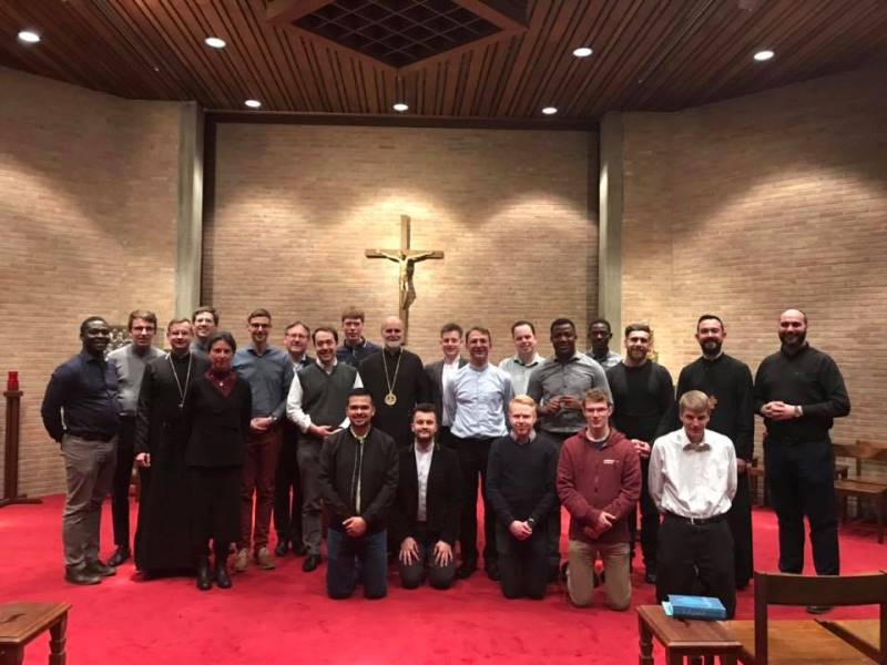 Владика Борис Ґудзяк зустрівся з студентами Лювенської семінарії папи Івана XXIII