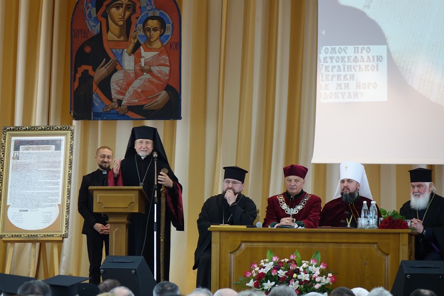 «Ми втішаємося тим, що Україна нас єднає», — владика Михаїл Колтун на спільній із митрополитом Епіфанієм конференції «Томос і Україна»