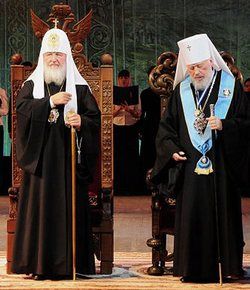 Патріарх Кирил і Митрополит Володимир