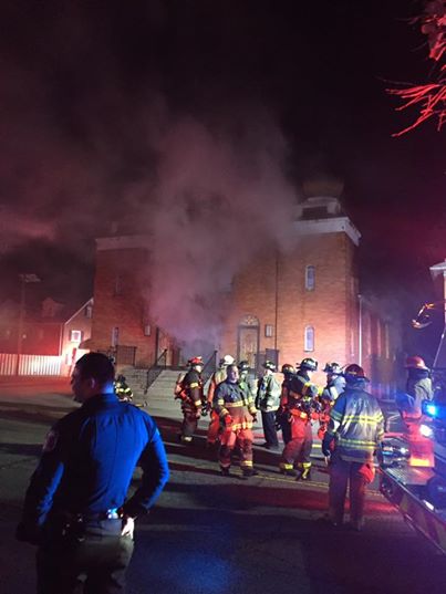 Український храм Св. Марії в Картереті, Нью-Джерсі згорів внаслідок пожежі