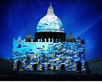 Фасад базиліки св. Петра стане великим екраном