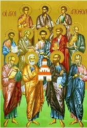 Коротко про життєвий шлях кожного з 12 апостолів .