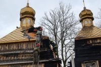 На Львівщині горів 3-купольній храм «Покрови Пресвятої Богородиці» УГКЦ.(ВІДЕО) 