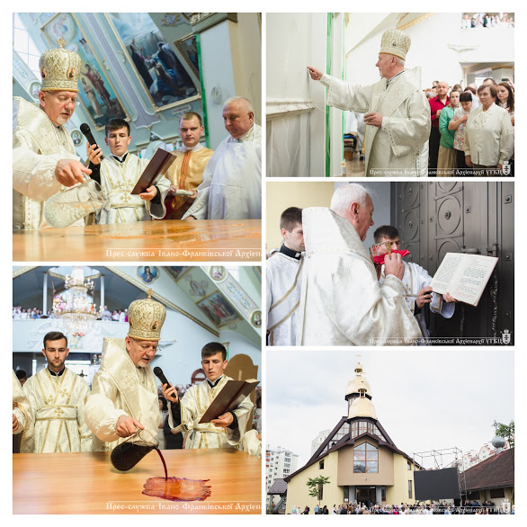 Молитовно та урочисто у Франківську відкрили нову святиню