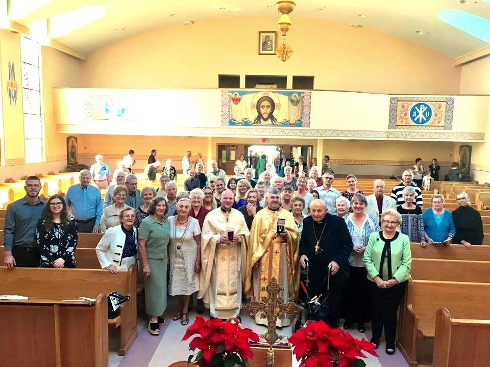 Медаль за сприяння ЗС України отримала греко-католицька громада міста Норт Порт (Флорида, США)